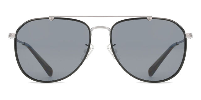 Coach HC7164 CR626 Polarized 936881 Pilot Satin Gunmetal 