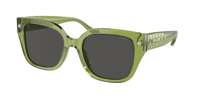 Coach HC8392U CR611 581087 Square Transparent Key Lime Green  display picture 1