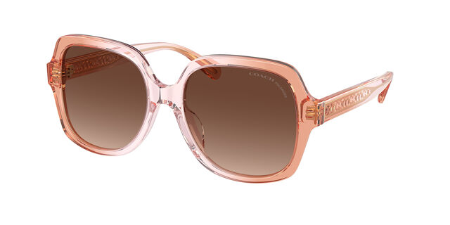 Coach HC8395U CR614 Polarized 5812T5 Square Transparent  display picture 3