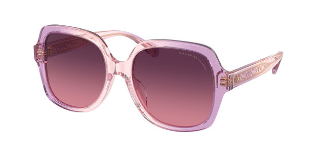 Coach HC8395U CR614 Polarized 5813F4 Square Transparent  display picture 2