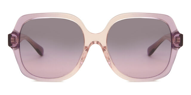 Coach clear Purple Gradient Sunglasses Coach HC8315F 56418H Sunglasses Gradient Transparent Violet  main image 3