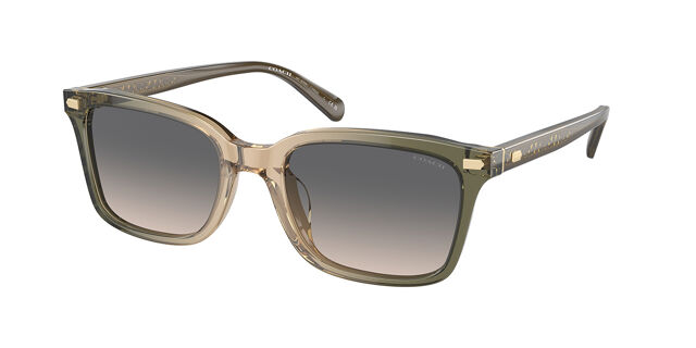 Coach HC8398U CR630 5797G9 Square Transparent Olive Green  display picture 2