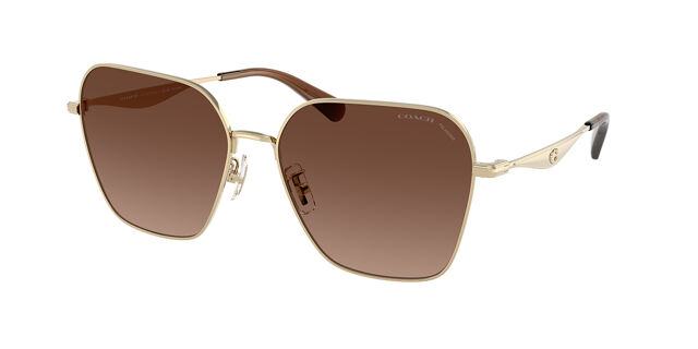 Coach HC7168 CW189 Polarized 9005T5 Geometric Shiny Light  display picture 2
