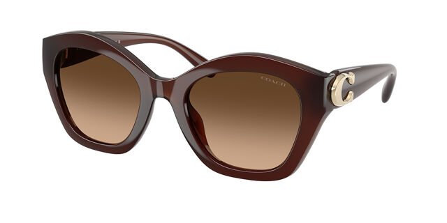 Coach HC8421U CAD31 584174 Geometric Hazelnut Brown Milk  display picture 1
