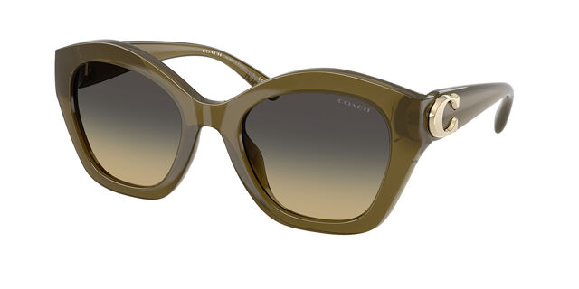 NEW COACH Green Sunglasses with Case Coach Lisbeth S823 Olive Green Womens Sunglasses w/Case* EUC  main image 3