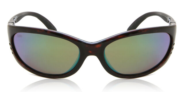 Costa Del Mar Fathom Sunglasses with Black and Brown Frame Costa Fathom L (61-16) with Green Mirror lenses and Tortoise  main image 4