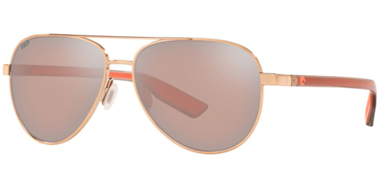 Costa Del Mar 6S4002 Peli Polarized 400221 Men's Sunglasses Gold Size 57