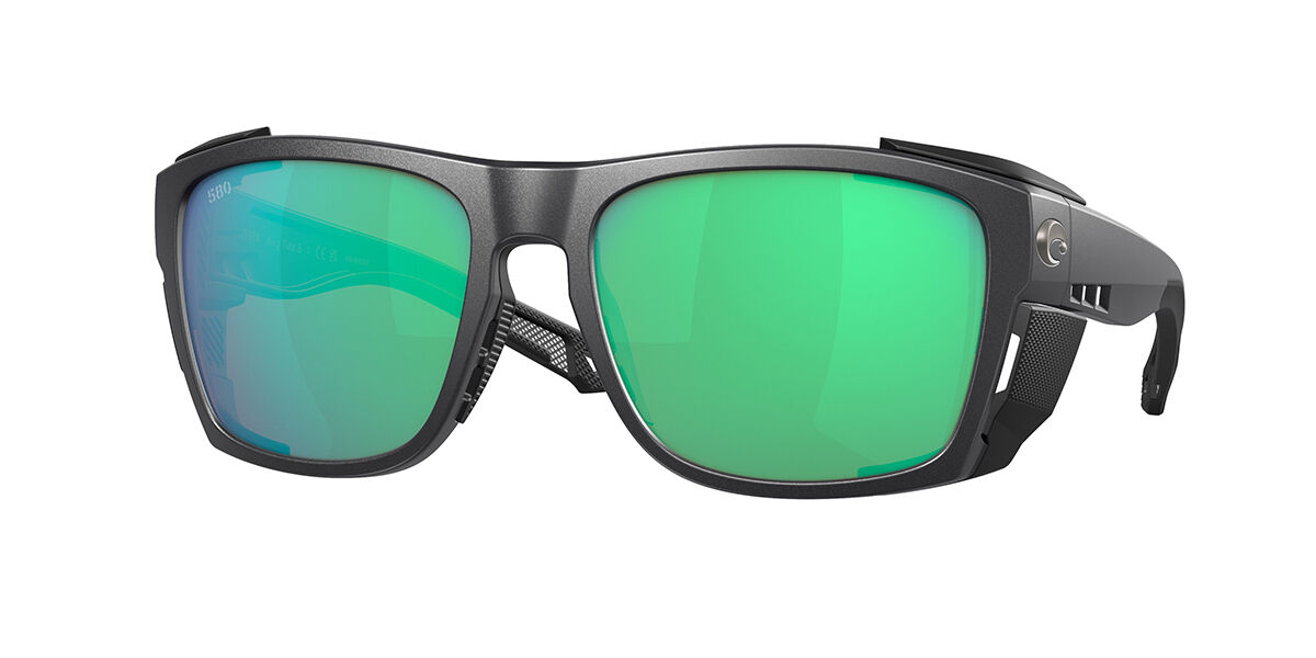 Costa Del Mar 6S9111 King Tide 8 Polarized 911202 58 Svarta Solglasögon Män