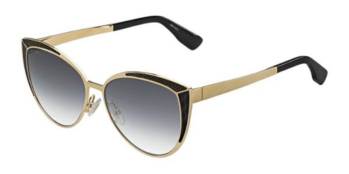 Jimmy Choo Domi/S PSU/9C Sunglasses Gold VisionDirect Australia