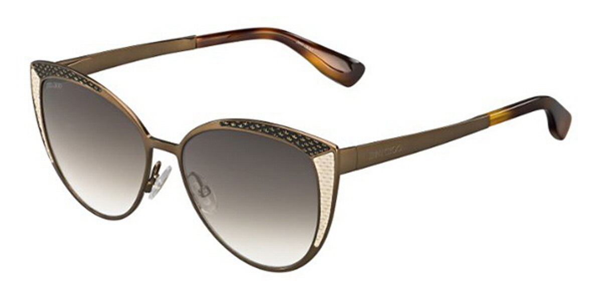 Jimmy Choo Domi/S PTC/JS Sunglasses Brown VisionDirect Australia