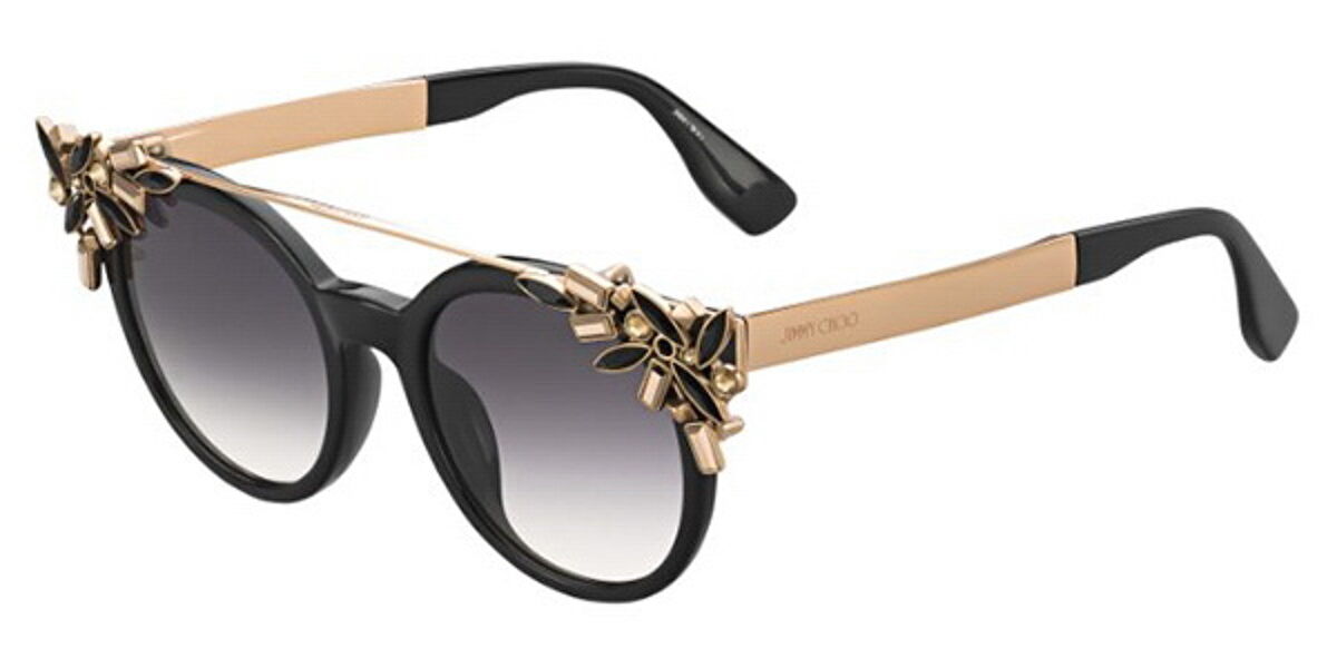 Jimmy Choo Vivy/S 06K/9C Sunglasses Gold VisionDirect Australia