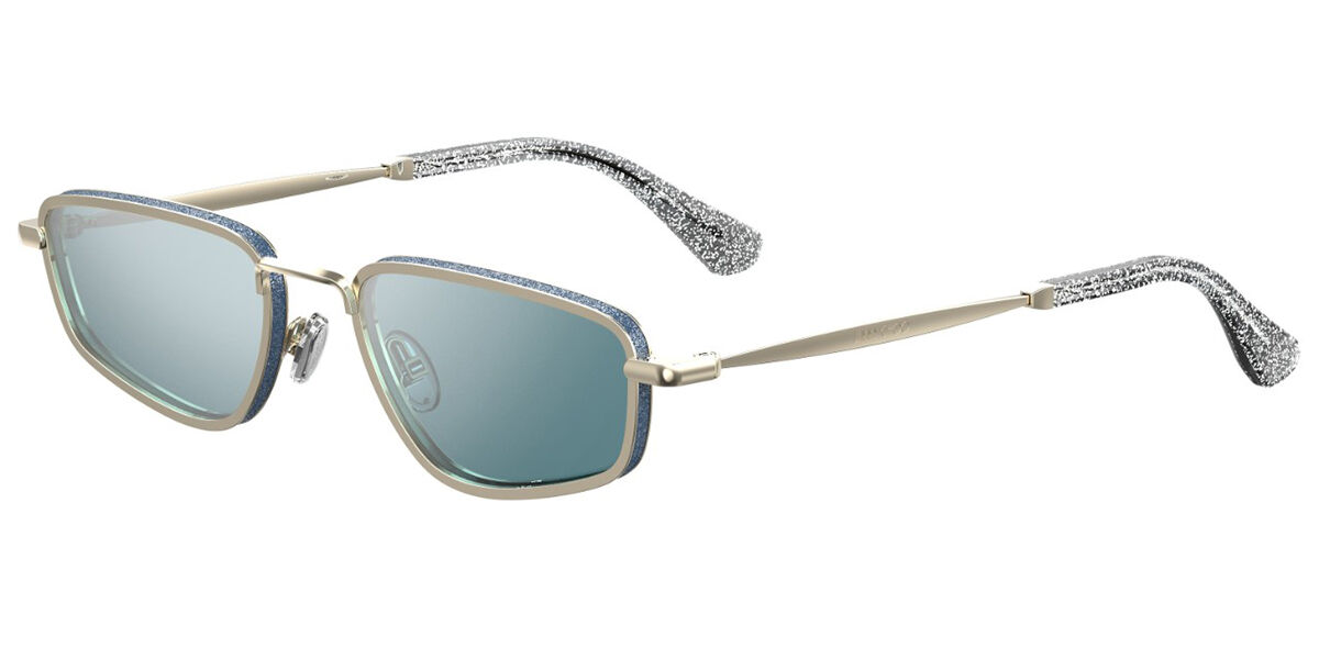 Jimmy Choo GAL/S LKS/61 Sunglasses in Gold Glitter SmartBuyGlasses USA