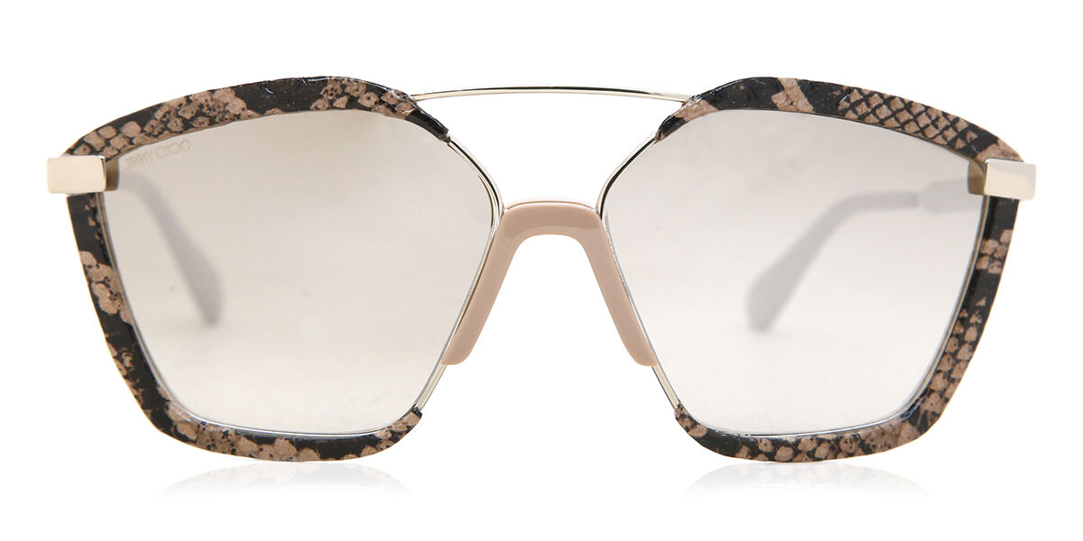 Jimmy Choo Leon/S 35J/NQ Sunglasses Brown VisionDirect Australia