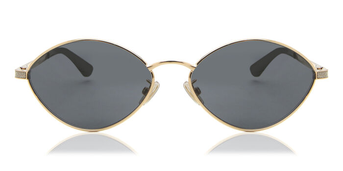Jimmy Choo FRANNY/S J5G/IR Oval Gold Sunglasses  display picture 1