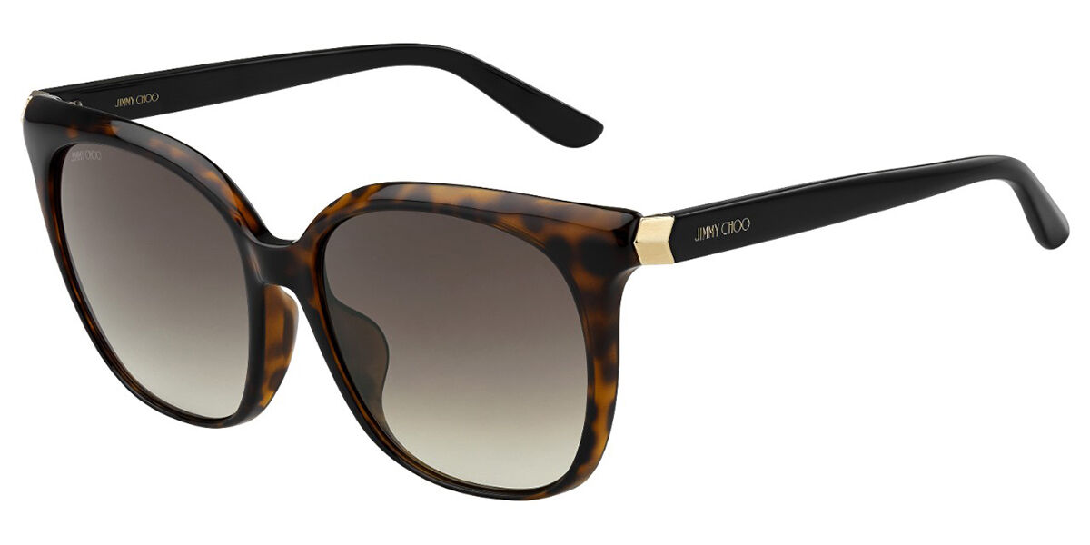 Jimmy Choo Wilma/F/S Asian Fit 086/HA Sunglasses Dark Havana