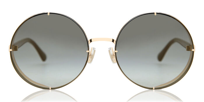 Jimmy Choo Lilo Round Sunglasses Jimmy Choo Round Sunglasses Lilo/S 2M29O Black/Gold 58mm  main image 4