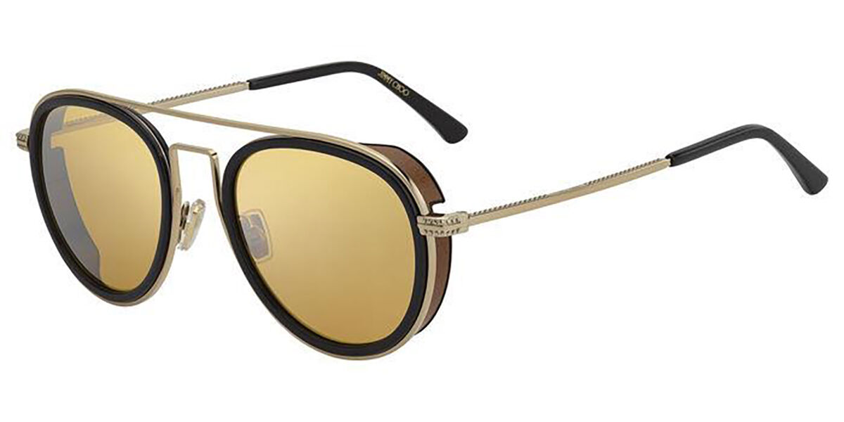 Jimmy Choo Jack/S R60/T4 Sunglasses Black Opal Brown VisionDirect