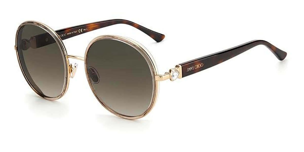 Buyr.com | Sunglasses | Jimmy Choo Women's Andie/S Rose Gold/Brown/Brown  Gradient