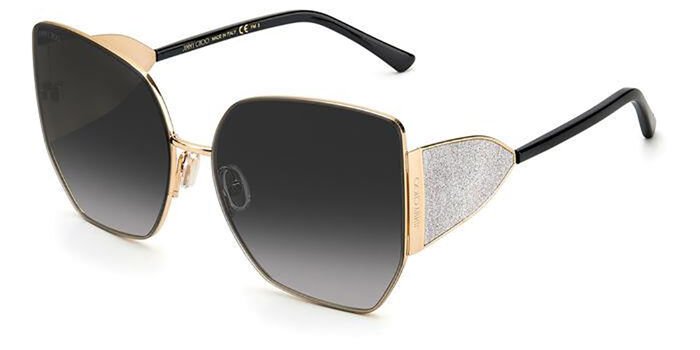 Jimmy Choo FRIEDA/S 2M2/9O Butterfly Black Gold Sunglasses  display picture 3