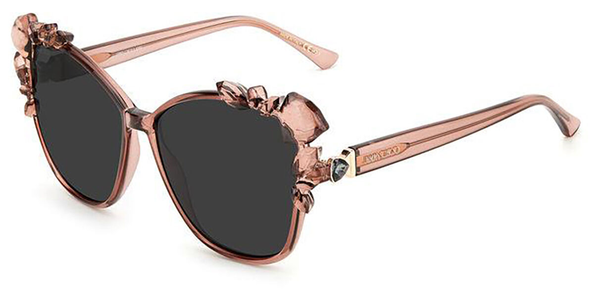 Jimmy Choo MYA/S 25TH 35J/IR Sunglasses in Transparent Pink