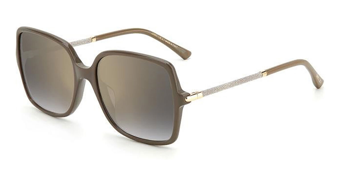 Jimmy Choo Eppie/G/S 79U/FQ Sunglasses Mud Brown VisionDirect Australia