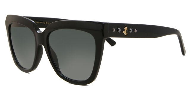 Jimmy Choo Julieka/S 807/9O Square Shiny Black Sunglasses  display picture 2