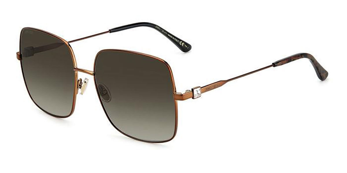 Jimmy Choo Lili/S J7D/HA Sunglasses Bronze Brown | VisionDirect Australia