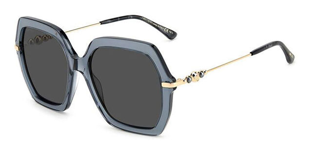 Jimmy Choo ESTHER/S C8W/IR Geometric Grey Sunglasses  display picture 3