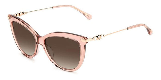 Jimmy Choo TINSLEY/G/S FWM/HA Cat Eye Transparent Beige  display picture 3