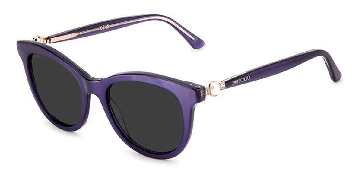 Jimmy Choo ANNABETH/S 73N/IR Sunglasses in Pearled Violet | SmartBuyGlasses  USA
