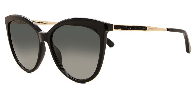 NWT Jimmy Choo Belinda Sunglasses Jimmy Choo BELINDA/S 807/9O Cat Eye Black Sunglasses  main image 4