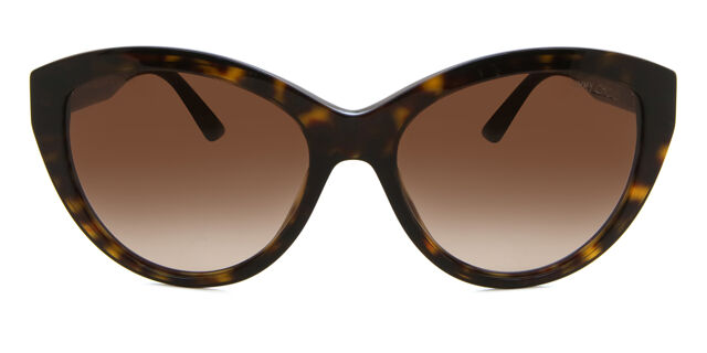 Jimmy Choo JC5007 500213 Cat Eye Dark Tortoise Sunglasses 