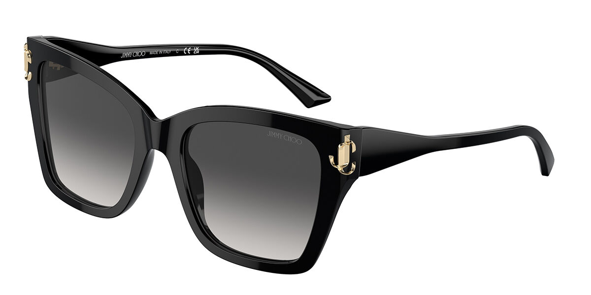 Zdjęcia - Okulary przeciwsłoneczne JIMMY CHOO JC5012 50008G 54 Czarne Damskie Okulary Przeciwsloneczne 