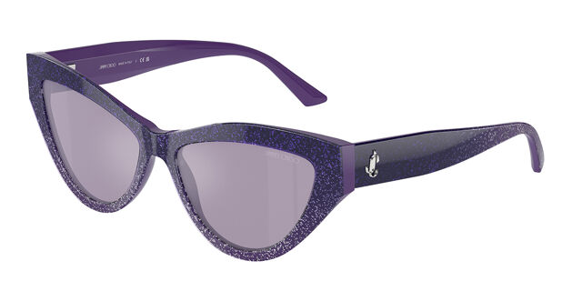 Jimmy Choo Purple Sparkle Sunglasses Jimmy Choo JC5005 M (55 - 16) with Violet lenses and Violet  main image 2