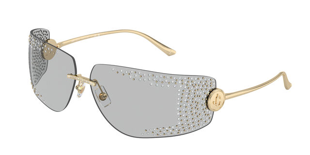 Jimmy Choo JC4009B 300687 Rectangle Pale Gold With Gems  display picture 2