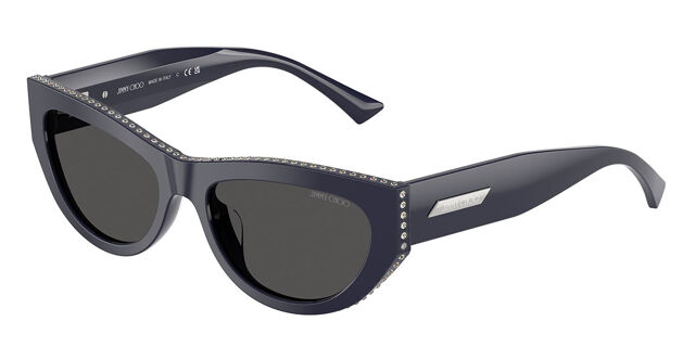 Jimmy Choo Blue and Black Cat-Eye Sunglasses 27714652_60167841_600.jpg main image 4