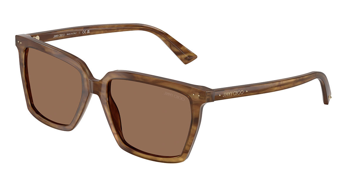 Jimmy Choo JC5051F Asian Fit 508573 55 Lunettes De Soleil Femme Ecailléesshell