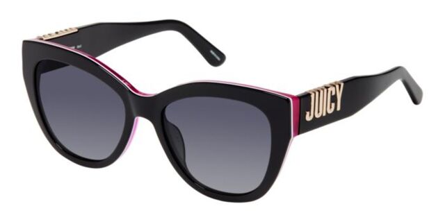 Juicy Couture JU 639/G/S 3MR/9O Cat Eye Black On Burgundy  display picture 2
