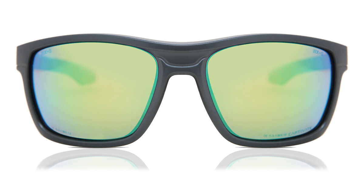 Wiley X Kingpin CAPTIVATE™ Polarized ACKNG07 Sunglasses Matte Graphite Grey VisionDirect Australia