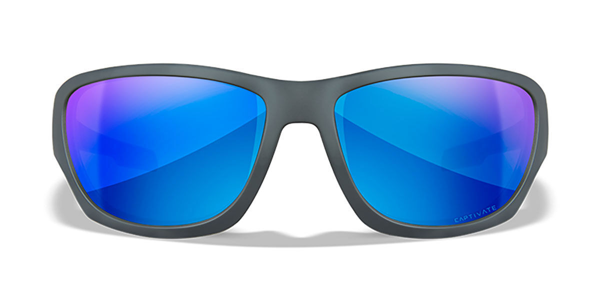 Zdjęcia - Okulary przeciwsłoneczne Wiley X CLIMB CAPTIVATE™ Polarized ACCLM09 56 Szare Męskie Okulary 