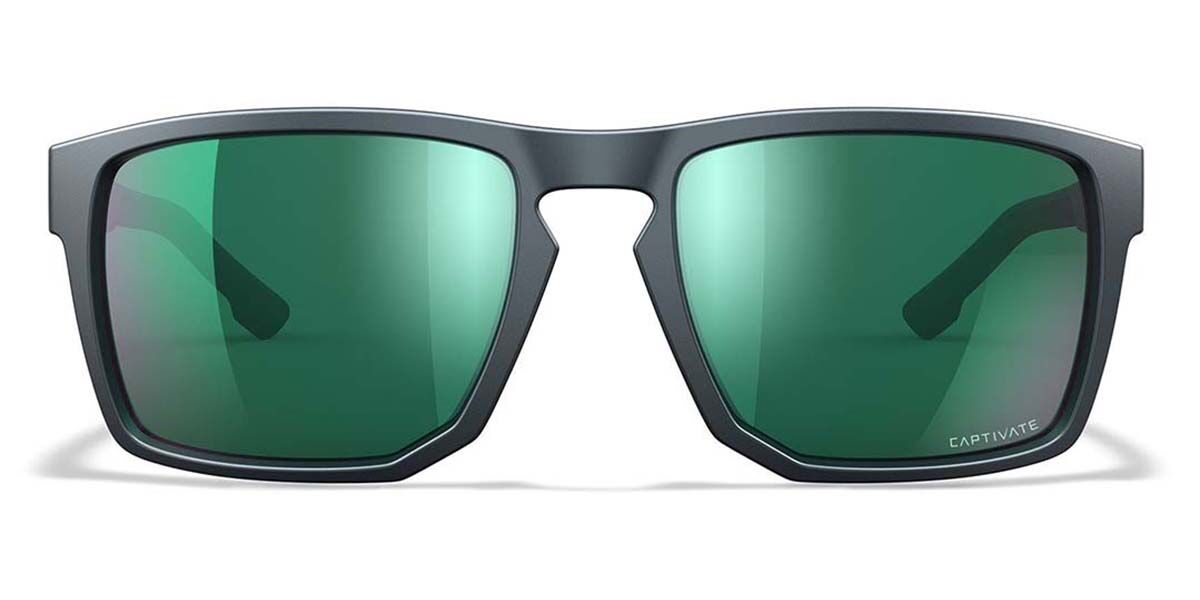 Photos - Sunglasses Wiley X FOUNDER Polarized AC6FND07 Men's  Grey Size 56 
