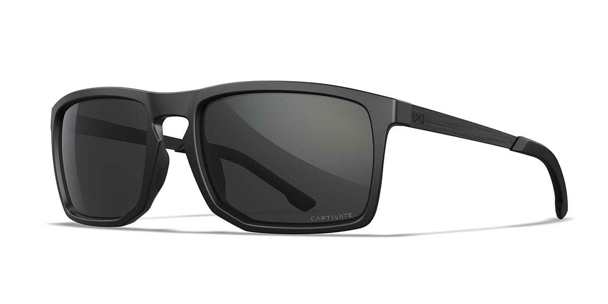 Wiley X AXE Polarized AC6AXE02 Men's Sunglasses Black Size 56
