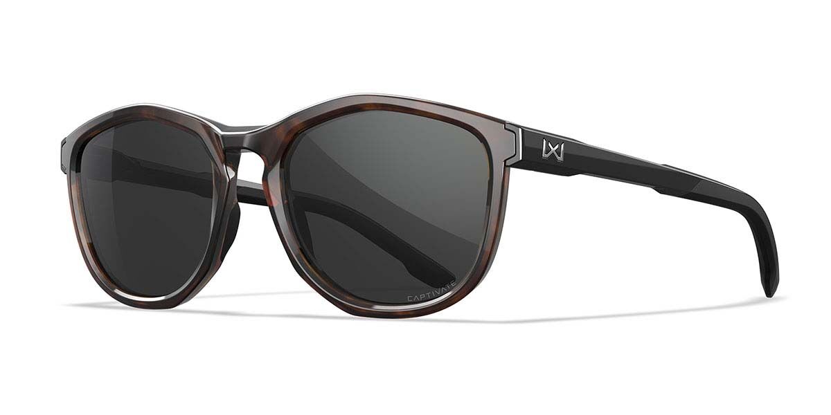 Wiley X BRAVO Polarized AC4BRV02 Men's Sunglasses Tortoiseshell Size 52