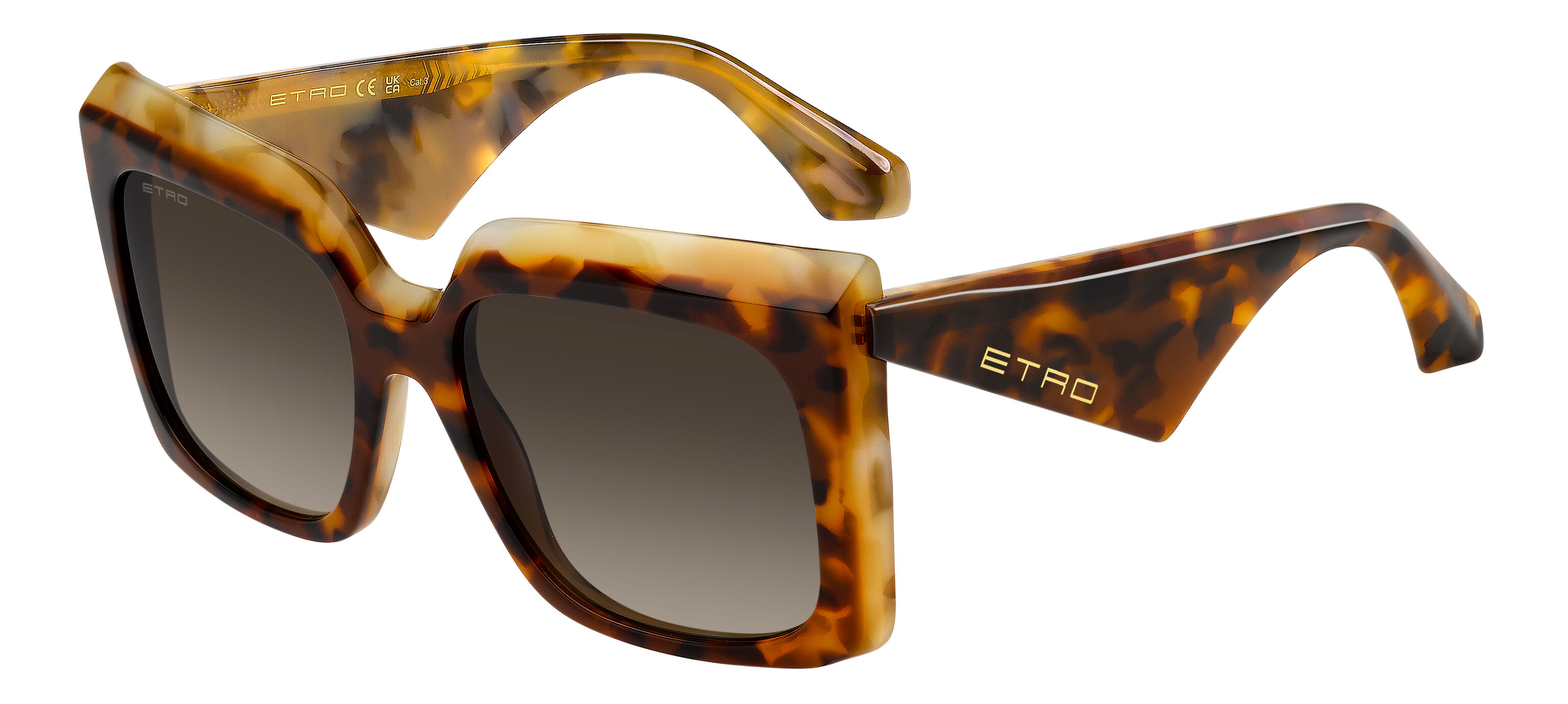 Etro 0117/S P65/HA 57 Sk&ouml;ldpaddem&ouml;nstradeshell Solglas&ouml;gon Kvinna