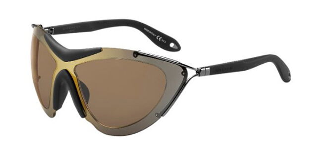 Givenchy GV 7013/S RAF8U Single Lens Black Sunglasses  display picture 3