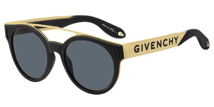 Givenchy GV 7013/S RAF8U Single Lens Black Sunglasses 