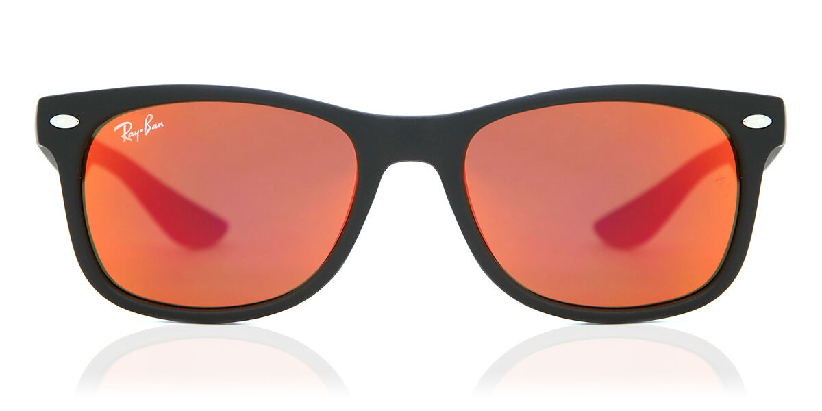 Ray-Ban Kids RJ9052S New Wayfarer Sunglasses Transparent Grey | SmartBuyGlasses