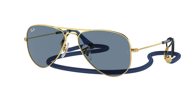 RJ9547S Junior Round sunglasses Gold SmartBuyGlasses US - Main Image