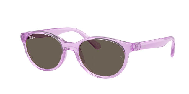 Ray-Ban Kids RJ9080S 7172/3 Oval Transparent Purple  display picture 1
