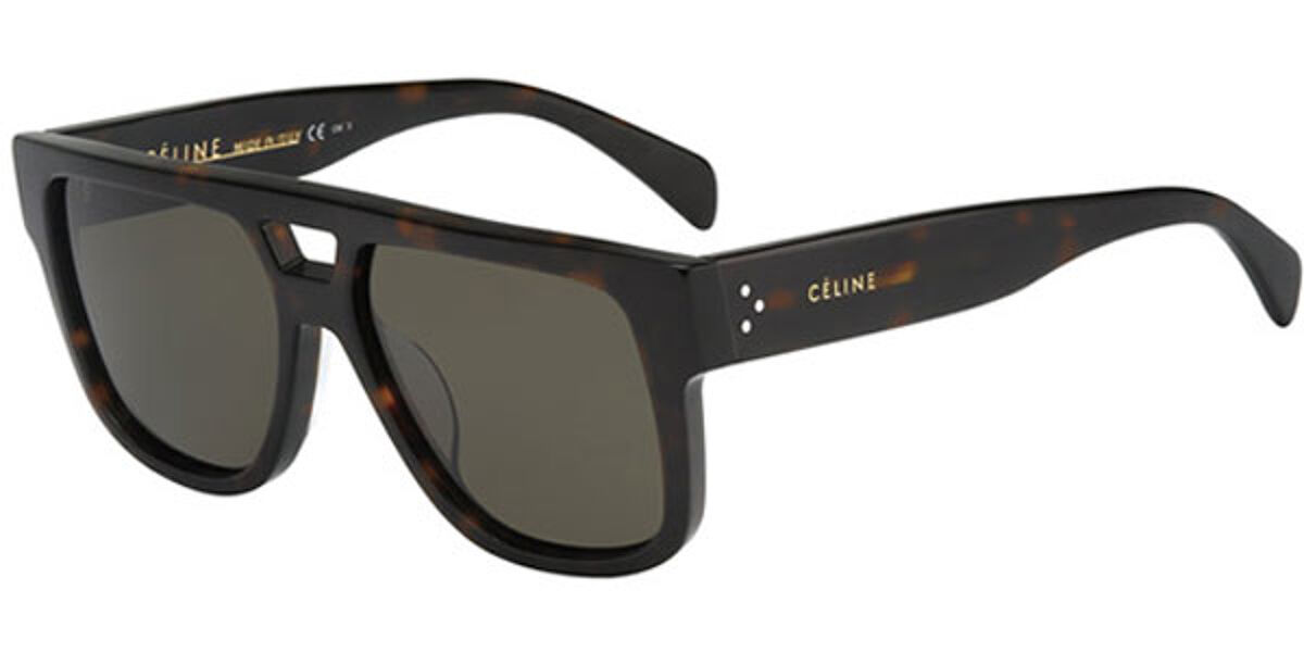 Celine CL41024/S Brooklyn TVD/1E Sunglasses in Tortoiseshell ...